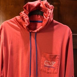 Vineyard Vines Long Sleeve Hooded Whale Shirt